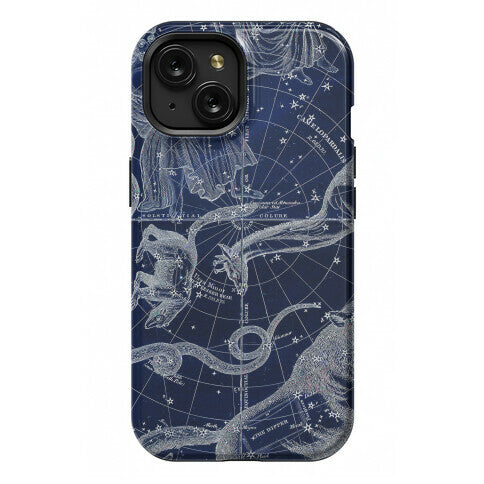 Blue and White Constellations Phone Case